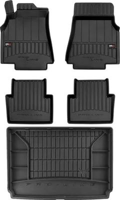 Image de OMAC Tapis de sol & bac de coffre Set pour Mercedes Classe A W169 2004-2012 Caoutchouc
