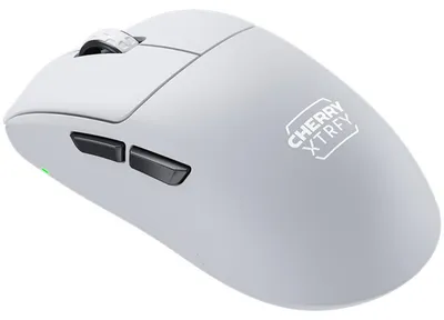 Produktbild von CHERRY XTRFY M68 Pro Wireless, rechts, RF Wireless, 26000 DPI, Schwarz, Weiß