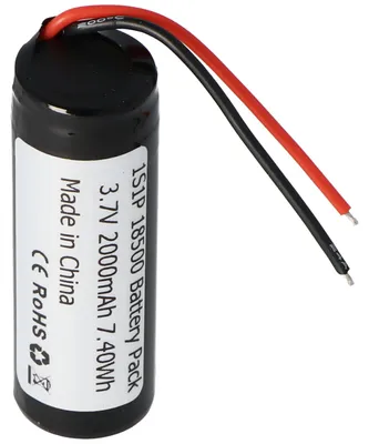 Produktbild von Keeppower 1S1P 18500 2000mAh 3,6V - 3,7V Li-Ion-Akku mit BMS-Schutz