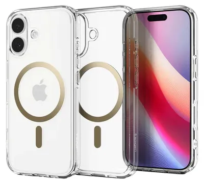 Produktbild von Spigen Ultra Hybrid Mag MagSafe Case für iPhone 17 Gold
