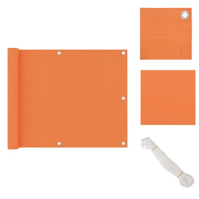 Produktbild von vidaXL Balkon-Sichtschutz Orange 75x300 cm Oxford-Gewebe -  Sonnenschirme & Sonnenschutze