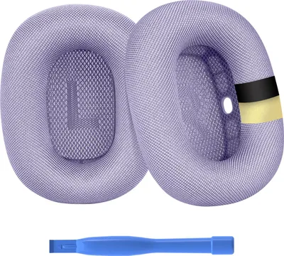 Produktbild von Ersatz Ohrpolster für AirPods Max – Memory-Schaum, Silikon & Mesh - Violett