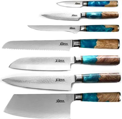 Produktbild von MaceMaker MILANO SanMai Küchenmesser Set 7 Stück