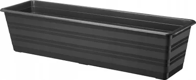 Zdjęcie produktu dla Doniczka balkonowa skrzynka na kwiaty 60 cm x 17 x 14 cm