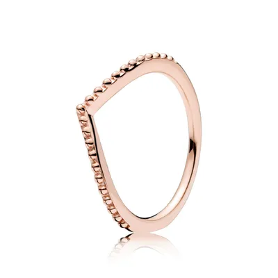Immagine prodotto di Anello Pandora Rose 186315, modello "Beaded Wish", misura 54