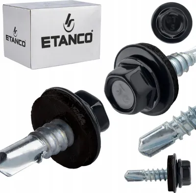 Obrázek produktu pro ETANCO GT5 samořezné šrouby kov - kov 5,5 x 19 mm RAL 7016 250 ks.