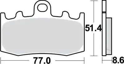 Immagine prodotto di Pastiglie freno anteriori per BMW R 1200 RT ABS, anni di produzione 2005-2014, pastiglie TRW - Nuove