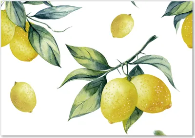 Produktbild von Tulup® Glas-Bild - 100 x 70 - Wandbild aus Glas - Wandkunst - Wandbild hinter gehärtetem Sicherheitsglas - Essen & Getränke - Zitronen - Gelb