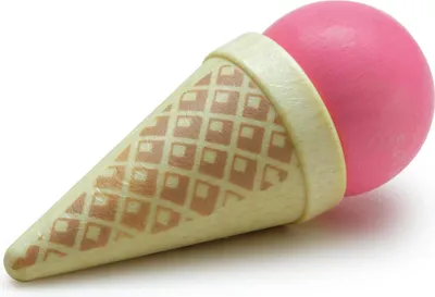 Produktbild von Erzi Eistüte, rosa - Kaufladenzubehör