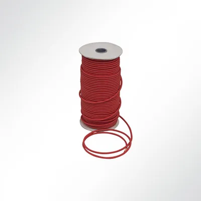Produktbild von Lysel Gummiseil Planenseil Expanderseil, (D) 8mm in Rot (1 m)