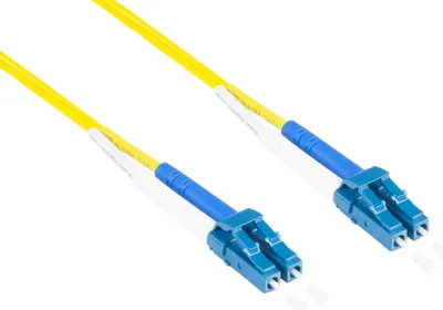 Produktbild von Patchkabel LWL Duplex OS2 (Singlemode, 9/125) LC/LC, 15m, Good Connections®