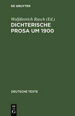 Produktbild von Dichterische Prosa um 1900