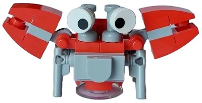Image de LEGO Minifigurine, crabe, yeux ouverts (idée 165) – neuf