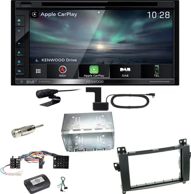 Produktbild von Kenwood DNX-5190DABS Navi Carplay USB MP3 Einbauset für Mercedes Vito Viano W639