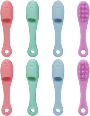 Produktbild von Gesichtsreinigungsbürsten Set, 8-teilig, Silikon, sanfte Reinigung, für die Hautpflege