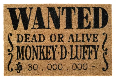 Produktbild von One Piece - Wanted - Kokos Fußmatte - 60 x 40 cm