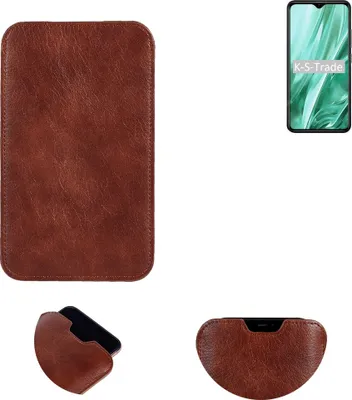Produktbild von K-S-Trade Schutzhülle Handyhülle kompatibel mit Leagoo S11 Handytasche Kunstleder Sleeve in braun