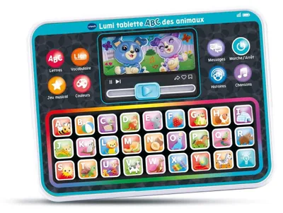 Produktbild von VTech Baby Lumi Tablette Abc Animaux, 1 Jahr(e), 335 g, Mehrfarbig