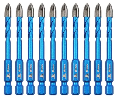 Imagen del producto de Omgoods - Juego de 10 brocas de diamante para materiales duros