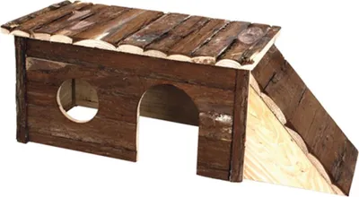 Produktbild von Wonderland Naturholzhaus Skippy Nagerhaus Holzhaus Kaninchen Meerschweinchen