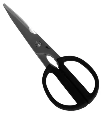 Küchenschere mit Nussknacker, Edelstahl/Kunststoff, 23,2 cm