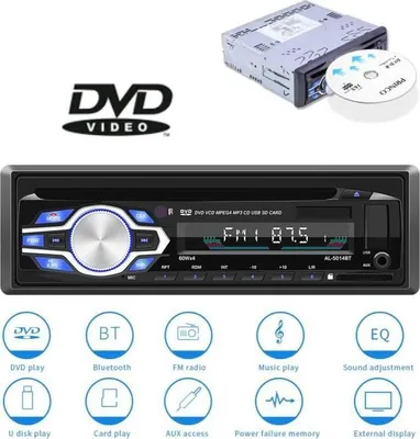 Produktbild von Autoradio MP3/CD/Bluetooth/USB 12/24V + Fernbedienung - 5014BT