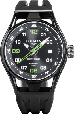 Produktbild von Locman - 0537K01S-BKBKGRSK - Armbanduhr - Herren - Automatik - Montecristo
