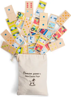 Produktbild von New Classic Toys Domino spel - voertuigen