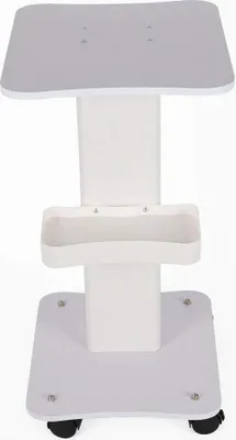Image de Chariot de travail Chariot de maquillage Salon Desktop Beauty Chariot pour appareils Beauty Trolley Chariot de cuisine blanc