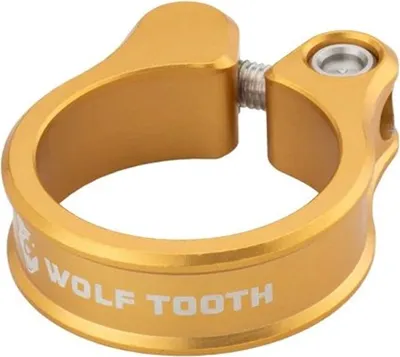 Image de Wolf Tooth Cnc Bolt Seat clamp Golden 39.7 mm Golden 39.7 mm