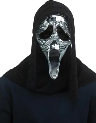 Produktbild von Scream Ghostface Maske in Disco Optik für Erwachsene - Einheitsgröße