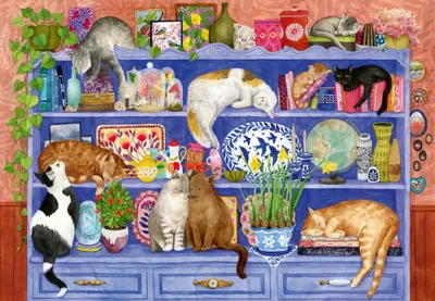 Produktbild von Katzen im Regal Ravensburger 12001367