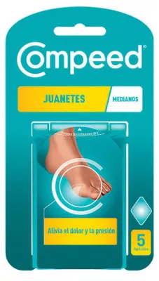 Produktbild von Compeed Mittlere Ballenzehen-Pflaster für Hallux valgus, 5 Stück