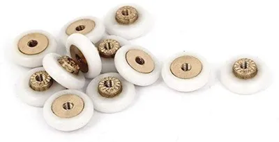 Productafbeelding van 18 mm Riemschijven voor Douchedeurrollen - 12 Stuks Kwaliteitsaccessoires