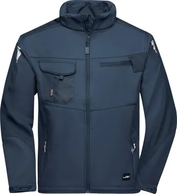 Produktbild von James & Nicholson Professionelle Softshelljacke JN844 Gr. 4XL navy