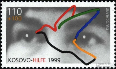 Produktbild von Briefmarken BRD (BR.Deutschland) 1999 Mi 2045 (kompl.Ausg.) gestempelt Kosovohilfe