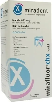 Obrázek produktu pro MIRADENT Ústní voda mirafluor CHX 0,06%