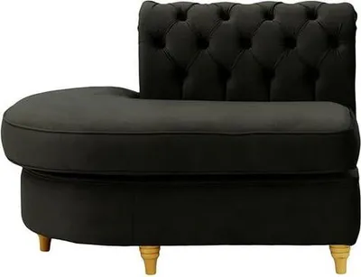 Produktbild von Chesterfield Modul - Abschlusselement rund, links (ECL)-Velluto 20-like oak