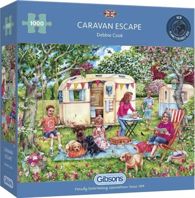Produktbild von GIBSONS Caravan Escape Puzzle 1000 Teile