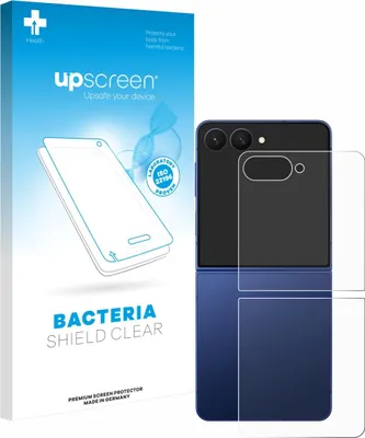 Produktbild von upscreen Schutzfolie für Samsung Galaxy Z Flip 7 (Rückseite) Displayschutz Displayschutzfolie Folie Klar antibakteriell
