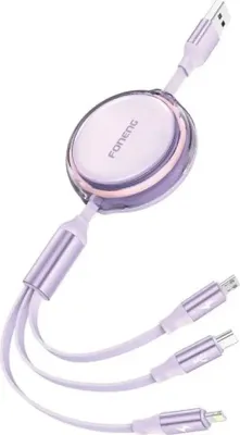 Image de 3W1 Cable Foneng X113 1.1M Purple
