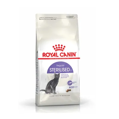 Zdjęcie produktu dla Royal Canin Sterilised, Dorosły, Kukurydza, Drób, Ryż, 2 kg, Zawiera przeciwutleniacze