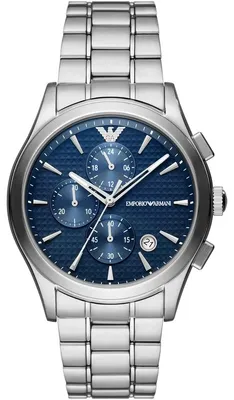 Produktbild von Herrenuhr Emporio Armani Paolo, Edelstahl, Blau