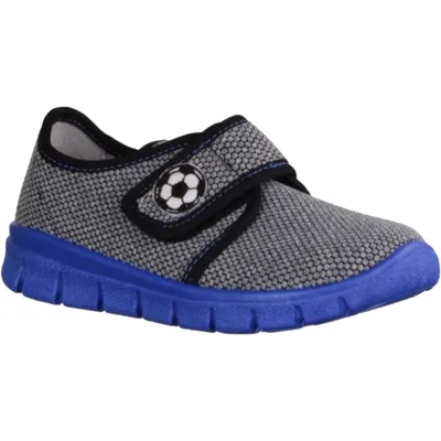Produktbild von Hausschuh Superfit Bobby 00266-07, Jungs, Stone Multi, Textil - Haus - hüttenschuhe Kinder Hausschuhe, Grau