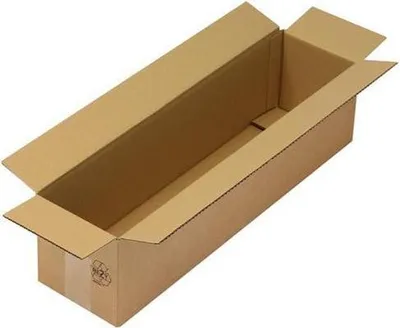 Image de Carton pliable à 1 cannelure dimensions 600x150x150 mm A1 qualité 1.3C marron marron
