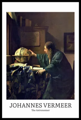 Immagine prodotto di Poster 40x60 cm design The Astronomer, Vermeer Vintage do Salonu
