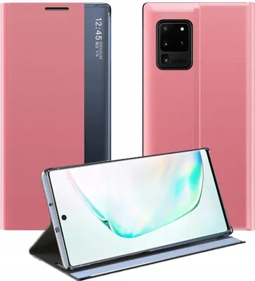Immagine prodotto di Nuova custodia Sleep Flap Cover con funzione stand Samsung Galaxy A73 Rosa