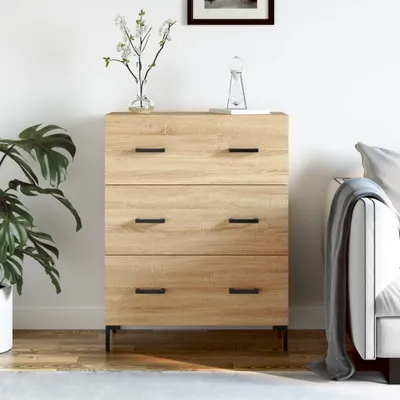 Produktbild von The Living Store Sideboard Sonoma-Eiche 69,5x34x90 cm Holzwerkstoff