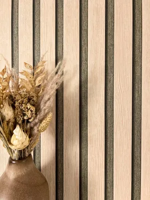 Produktbild von NEWROOM Tapete Berrin Beige Vliestapete - Modern Holzpaneele Wandpaneele Germany