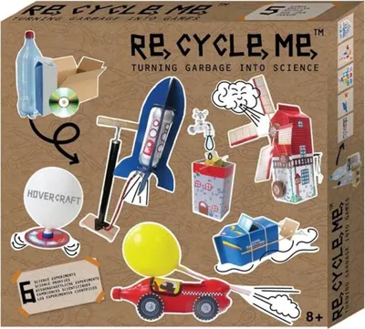 Produktbild von Re-Cycle-Me Bastelbox Deine Experimente - Bastelset Re-Cycle-Me